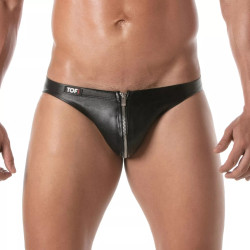 TOF Paris Kinky Zipped Mini Brief Underwear Black (T12111)