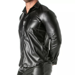 TOF Paris Kinky Long-Sleeve Shirt Black (T12032)