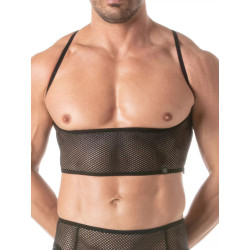 ToF Paris Circuit Fishnet Bustier Black (T12073)