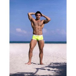 ToF Paris Neon Swim Trunks Yellow (T11963)