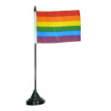 Gay Pride Rainbow Table Flag