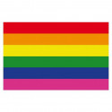 Rainbow Magnet Gay Pride flexible 4,5 x 7 cm