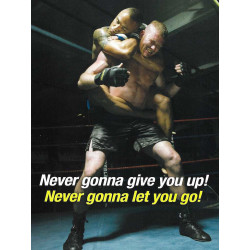 Never gonna give you up! Greeting Card (M8165)