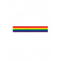Rainbow Aufkleber / Sticker 2,54 x 25,4 cm / 1 x 10 inch